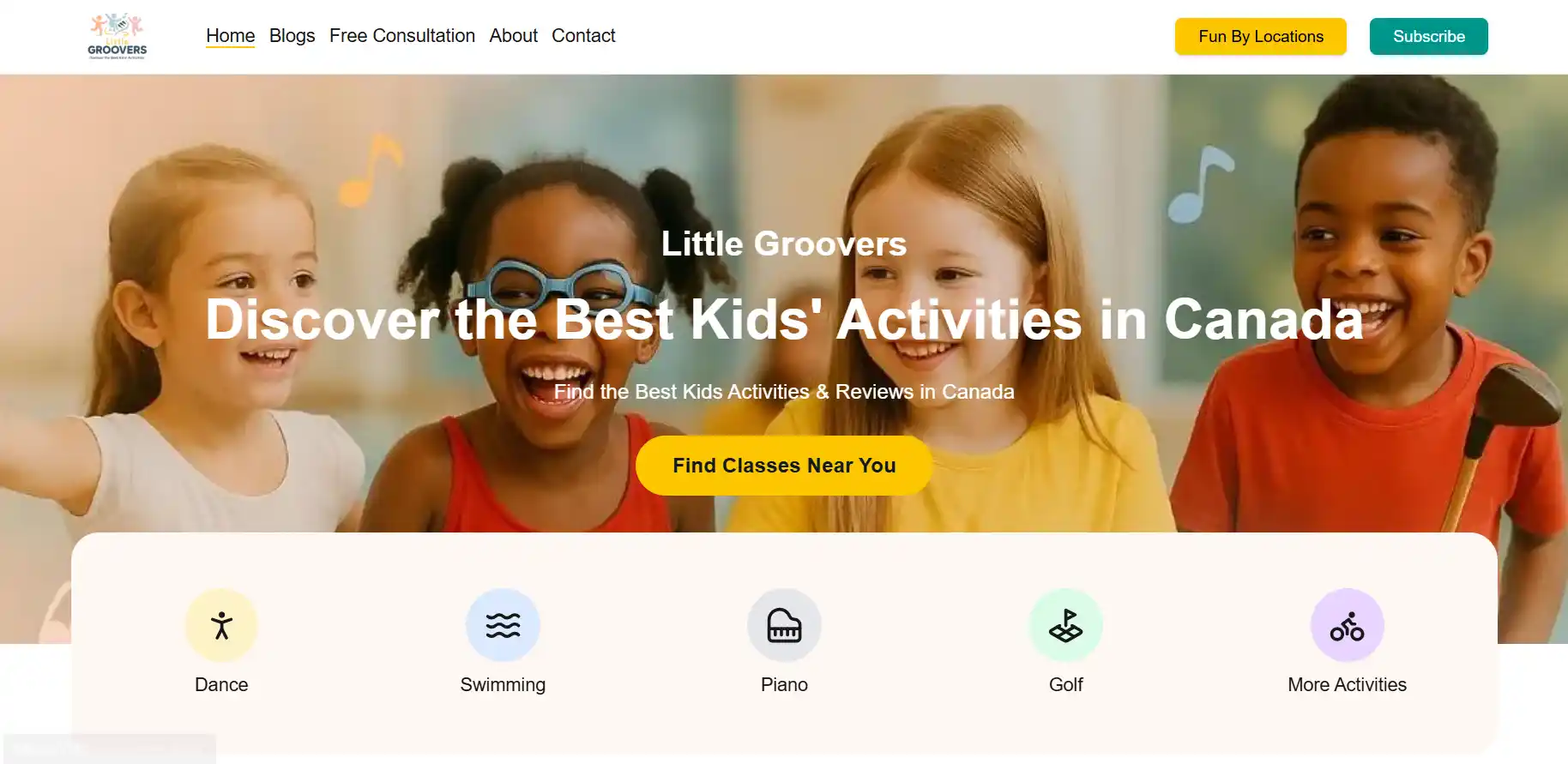 Little Groovers - Blog Platform